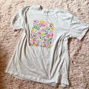 Retro Floral Pastel Inspirational Teacher Spring Earthy Artistic Casual Tshirt